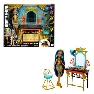 2024 Mattel Monster High Car Vanity Playset CLEO - NEW IN BOX